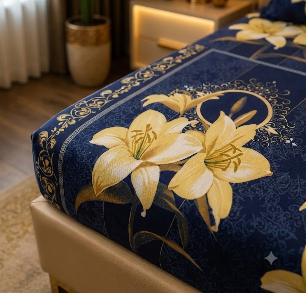 Premium Soft Fleece 3-Piece King Bedsheet Set
