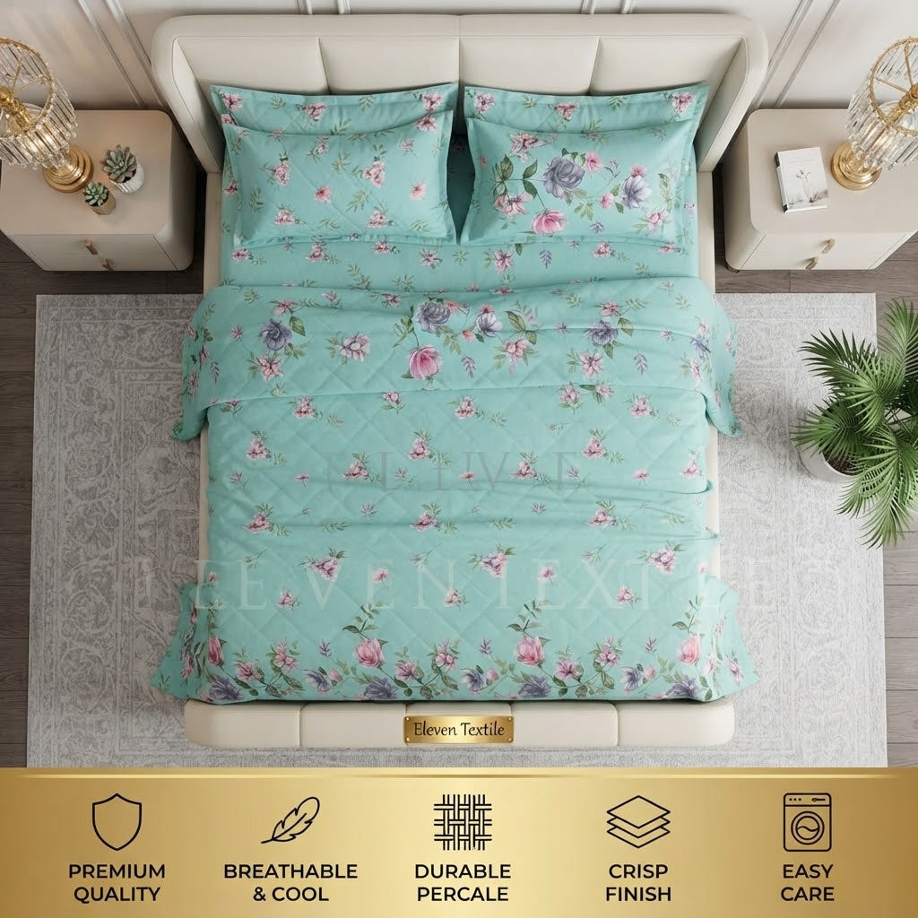 Premium 7-Piece Printed Comforter Set