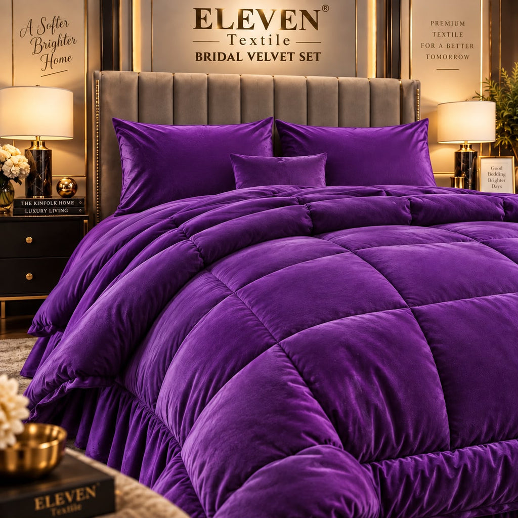 Signature Bridal Velvet Shine Set – 6 Piece Luxury Collection