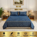 3-Piece Royal Textured Velvet Bedsheet Set