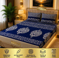 Premium Soft Fleece 3-Piece King Bedsheet Set