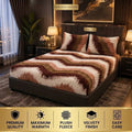 ELEVEN TEXTILE Premium 3 piece Puffy Bedsheet