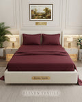 ELEVEN TEXTILE | Luxury Micro Strip 3-Piece Fitted Sheet Set
