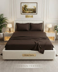 ELEVEN TEXTILE | Luxury Micro Strip 3-Piece Fitted Sheet Set