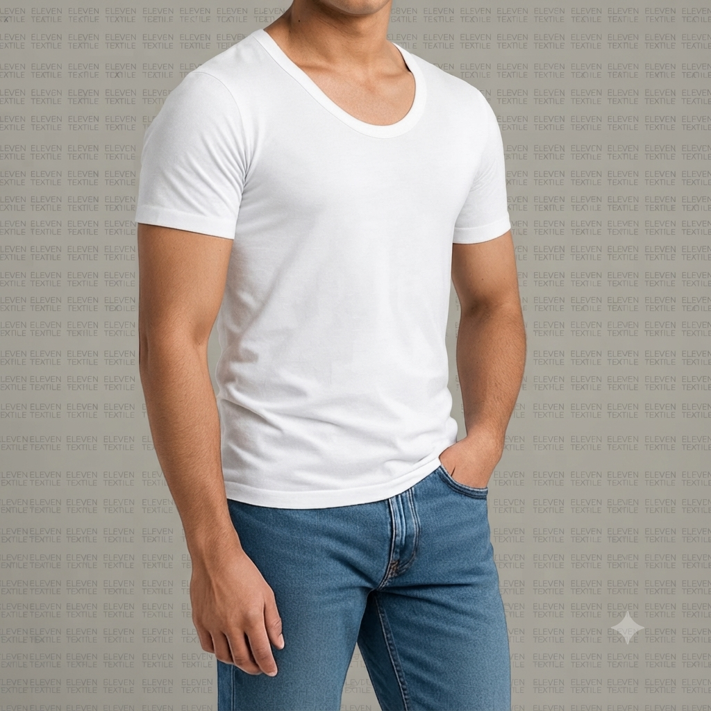 Premium White Half-Sleeves Vest (PACK OF 3)