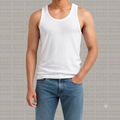 Premium WHITE Sleeveless Vest (PACK OF 3)