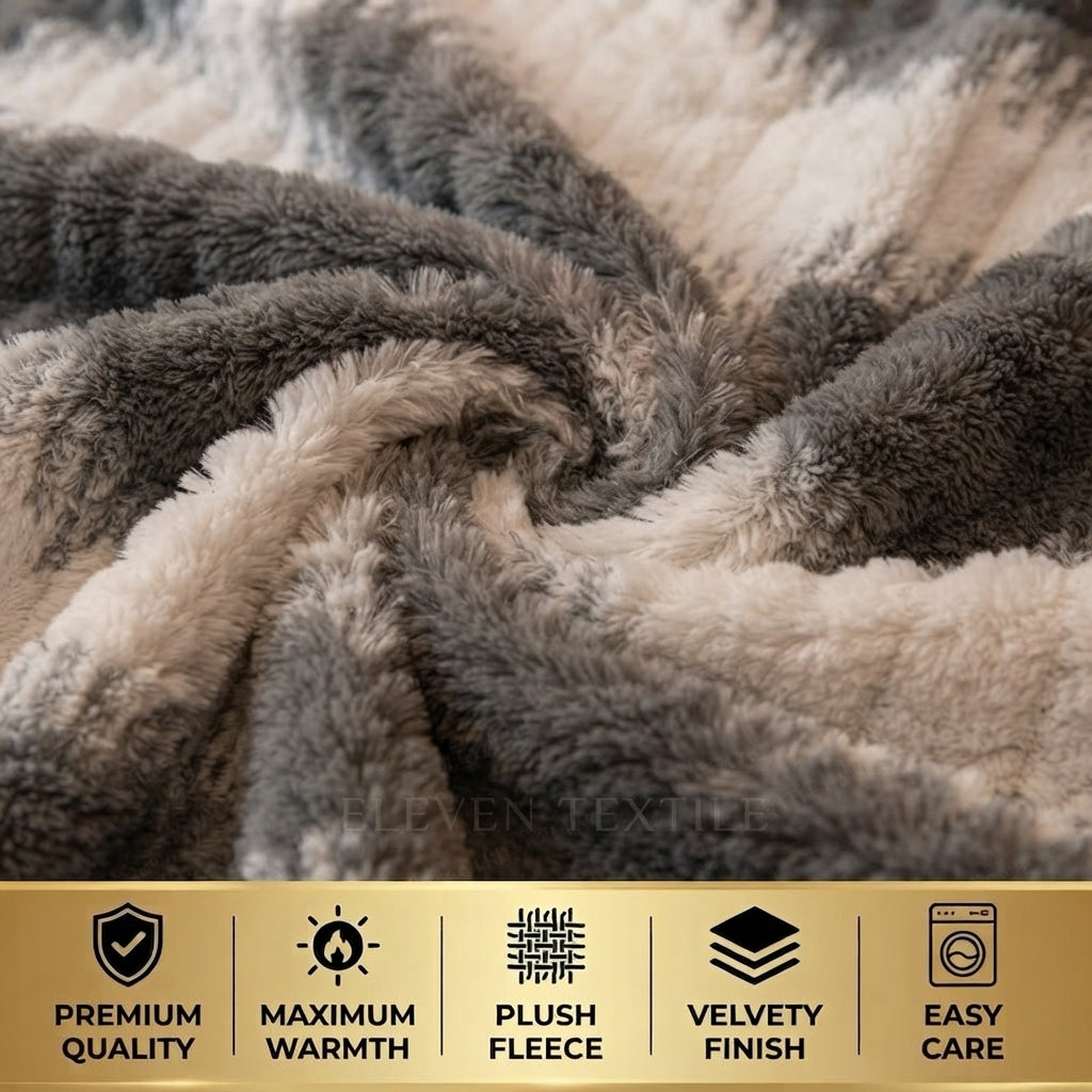 ELEVEN TEXTILE Premium 3 piece Puffy Bedsheet