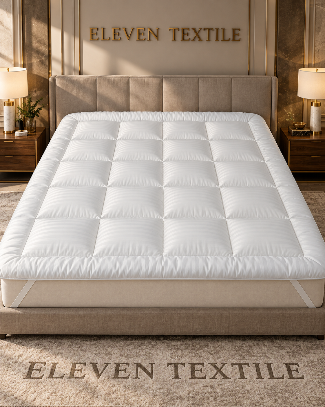 ELEVEN TEXTILE — Luxury Mattress Topper | 1000 GSM