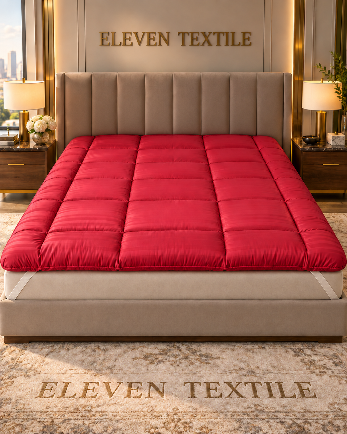 ELEVEN TEXTILE — Luxury Mattress Topper | 1000 GSM