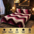ELEVEN TEXTILE Premium 3 piece Puffy Bedsheet