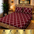 Premium Soft Fleece 3-Piece King Bedsheet Set