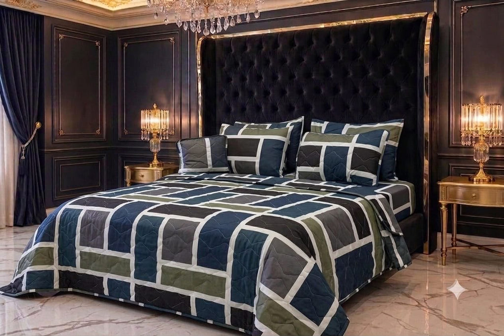 Premium 7-Piece Printed Comforter Set