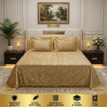 3-Piece Royal Textured Velvet Bedsheet Set