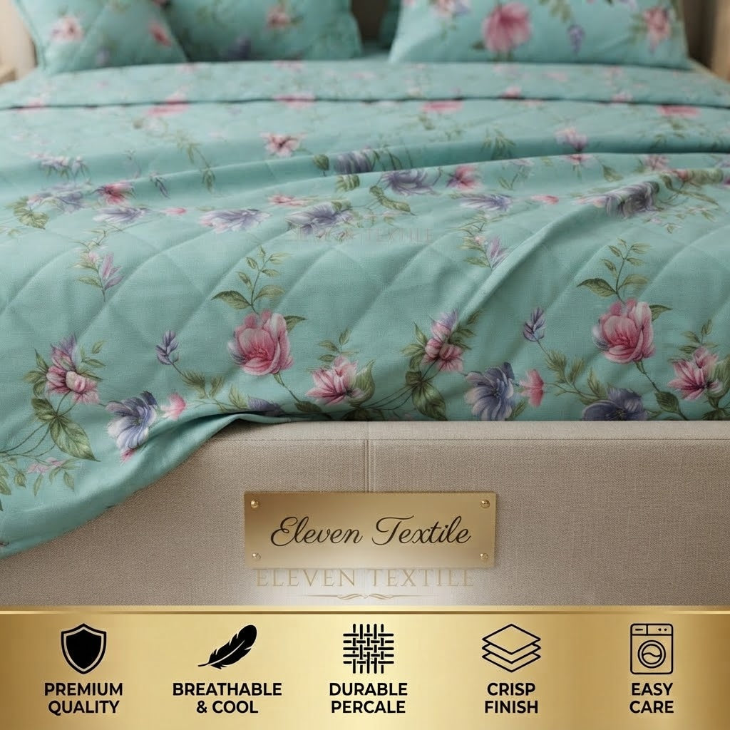 Premium 7-Piece Printed Comforter Set