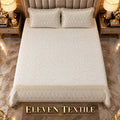 ELEVEN TEXTILE — 3-Piece Royal Textured Velvet Bedsheet Set